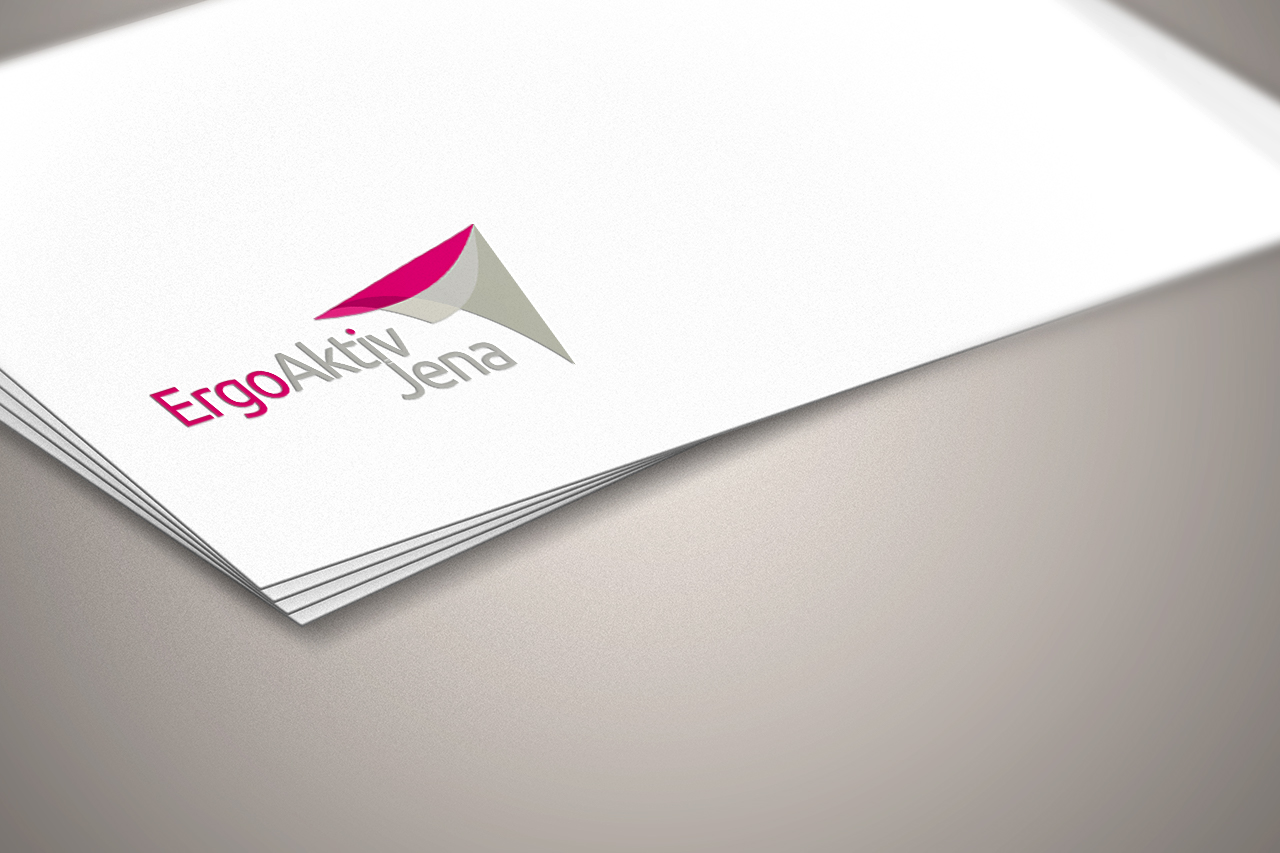 Wort-Bild-Marke Logo-Design ErgoAktiv Jena – Geschäftsausstattung und Branding für Therapie-Praxis
